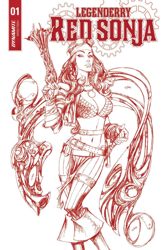 Legenderry Red Sonja #1 (Cvr D 25 Copy Red Art Incv) D. E. Comic Book