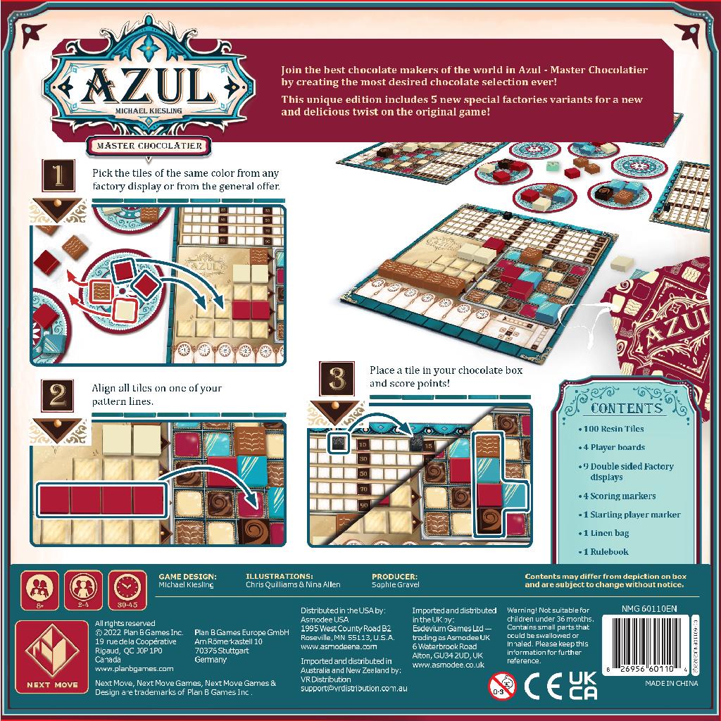 Azul: Master Chocolatier  Game by  Next Move