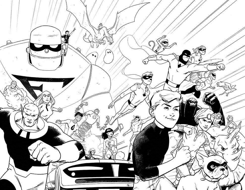 Future Quest #1 Coloring Book Var Ed (Coloring Book Var Ed) DC Comics Comic Book