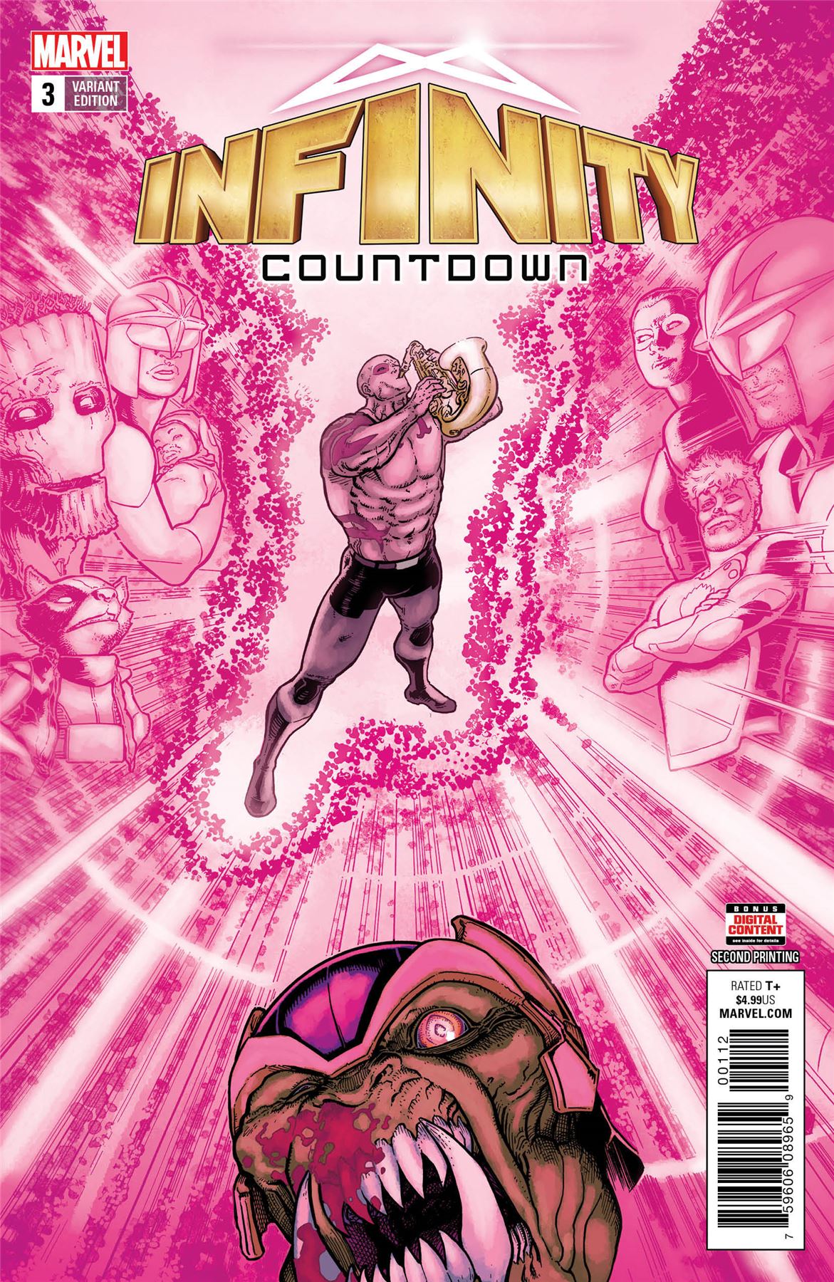 Infinity Countdown #3 (of 5) 2nd Ptg Kuder Var Marvel Comics Comic Book