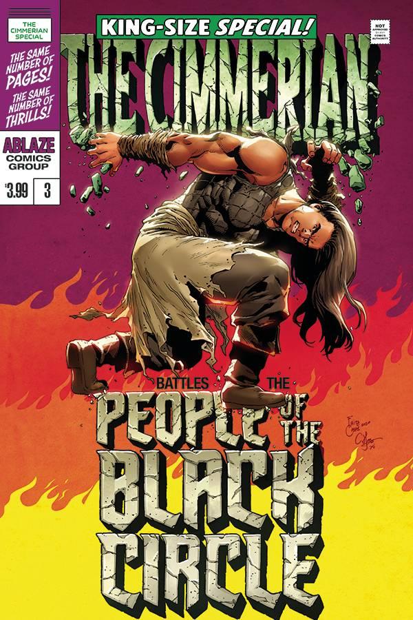 Cimmerian People Of Black Circle #3 Cvr D Casas Hulk Homage (Cvr D Casas Hulk Homage) Ablaze Comic Book 2020