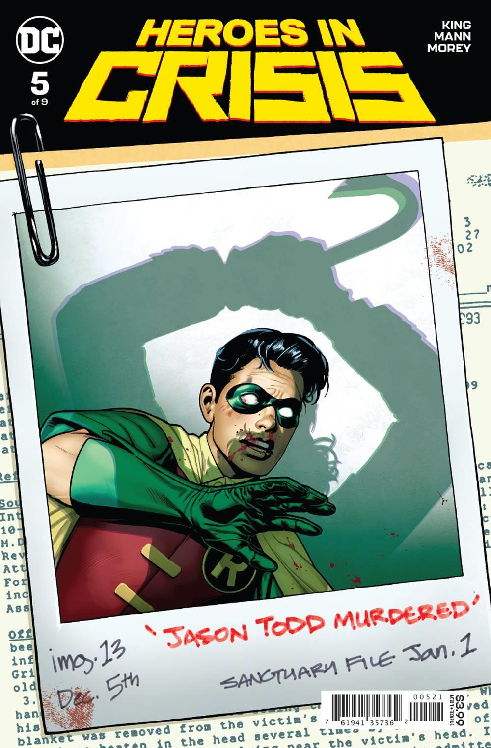Heroes In Crisis #5 (Var Ed) DC Comics Comic Book