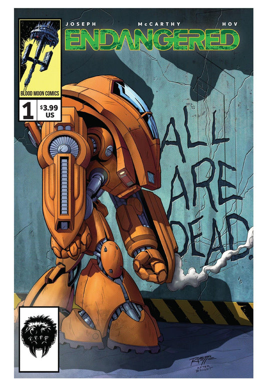 Endangered #1 Cvr B 5 Copy Transformer Homage (net) Blood Moon Comics Llc Comic Book