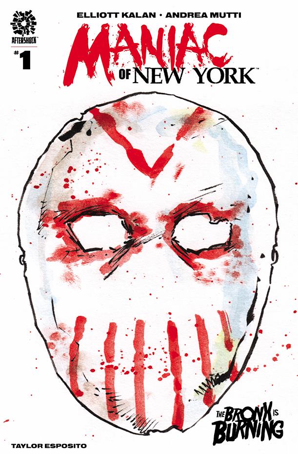 Maniac Of New York Bronx Burning #1 Cvr C  Mutti Mask Var Aftershock Comics Comic Book