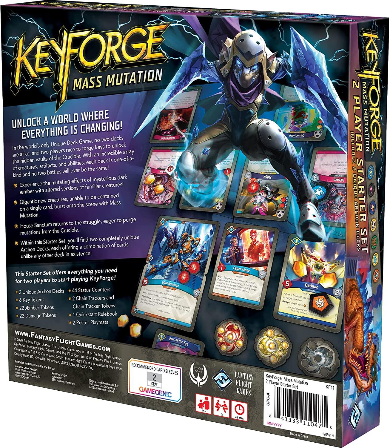 KeyForge Mass Mutation Starter Set Board Game by Fantasy Flight Games