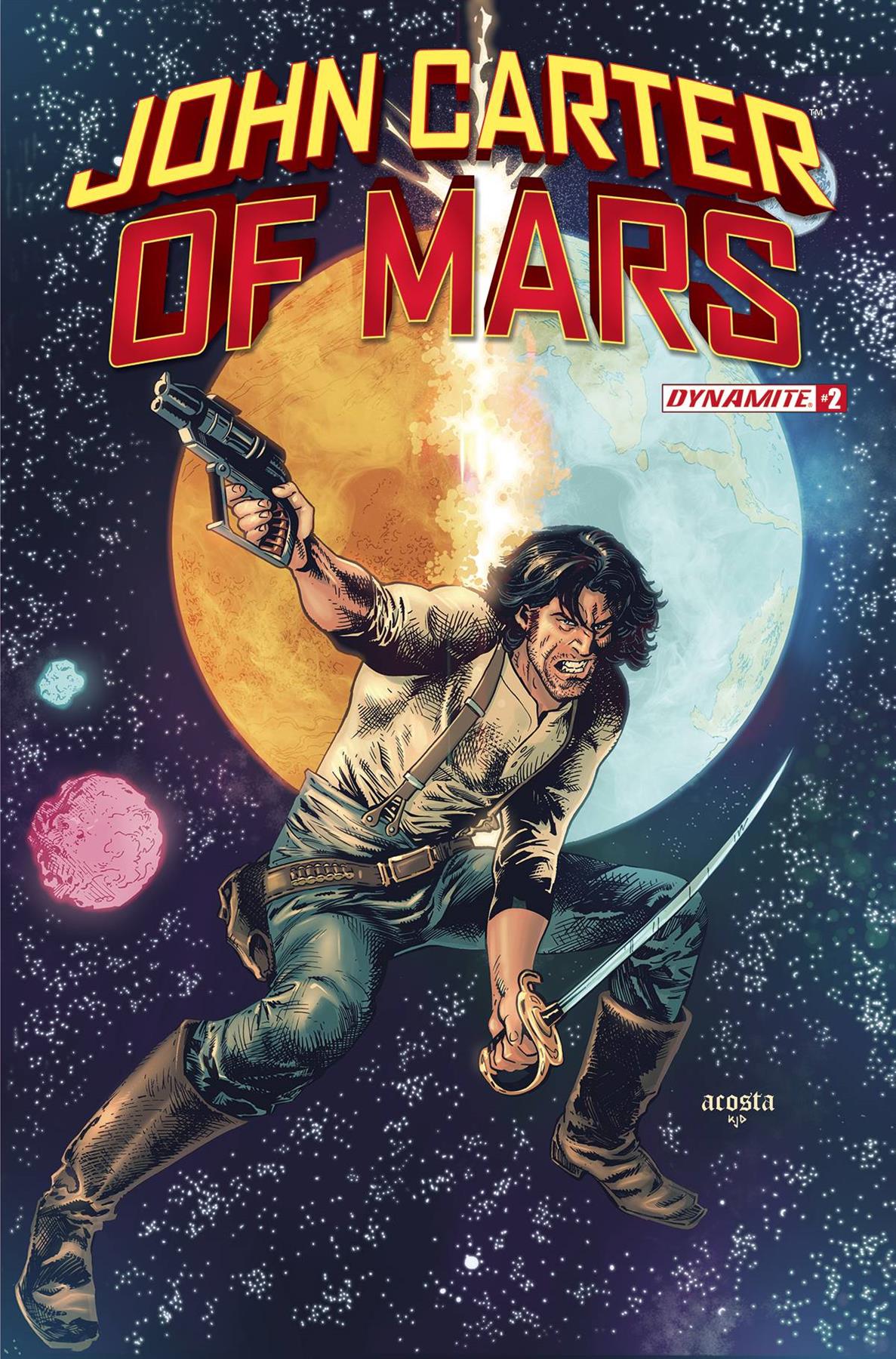John Carter Of Mars #2 Cvr A Acosta Dynamite Comic Book