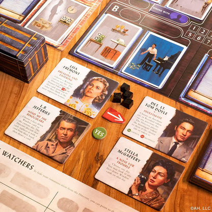 Alfred hitchcock's Rear Window Board Game By Funko