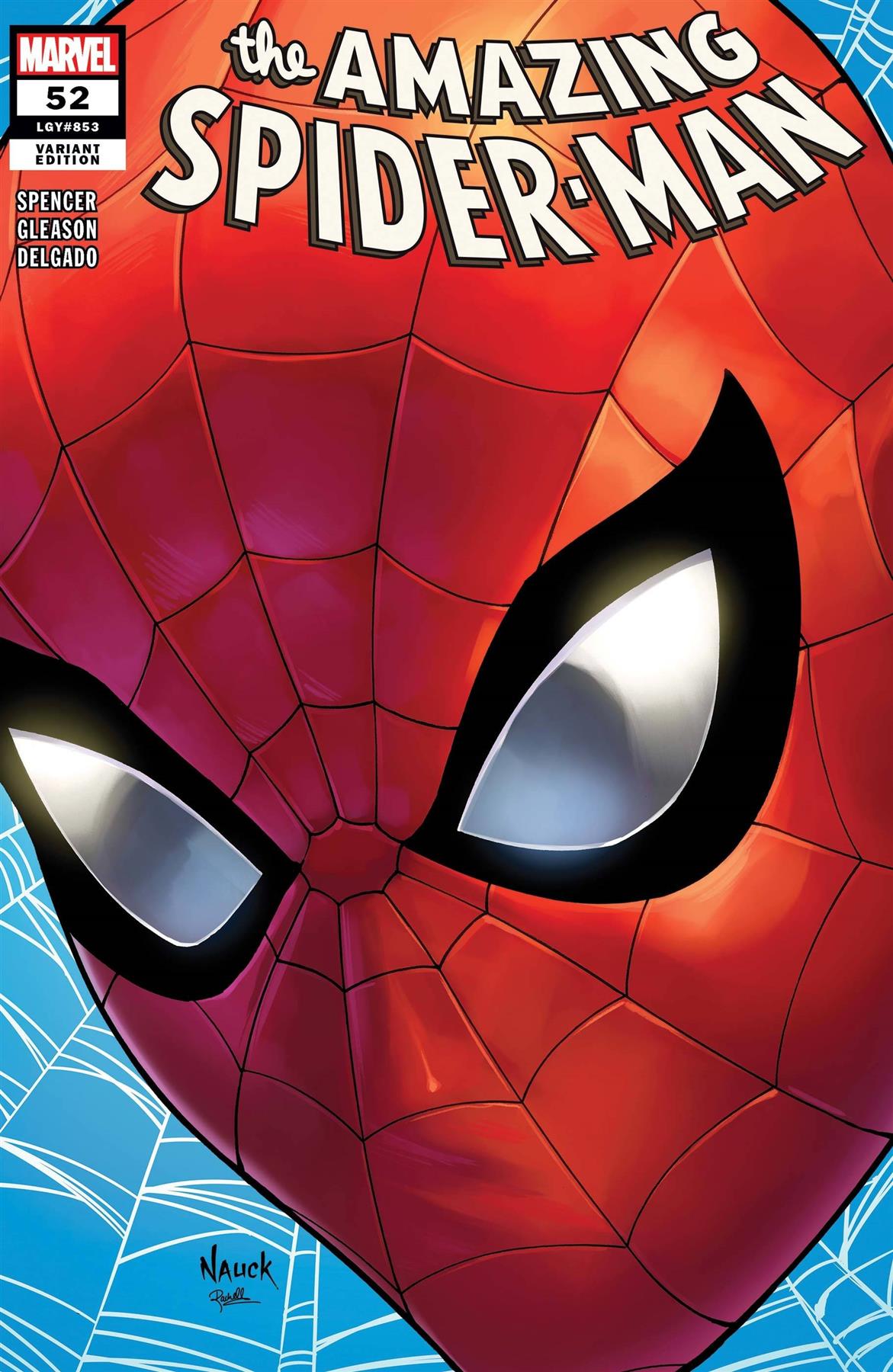 Amazing Spider-man #52 Nauck Headshot Var Lr (Nauck Headshot Var Lr) Marvel Comics Comic Book 2020