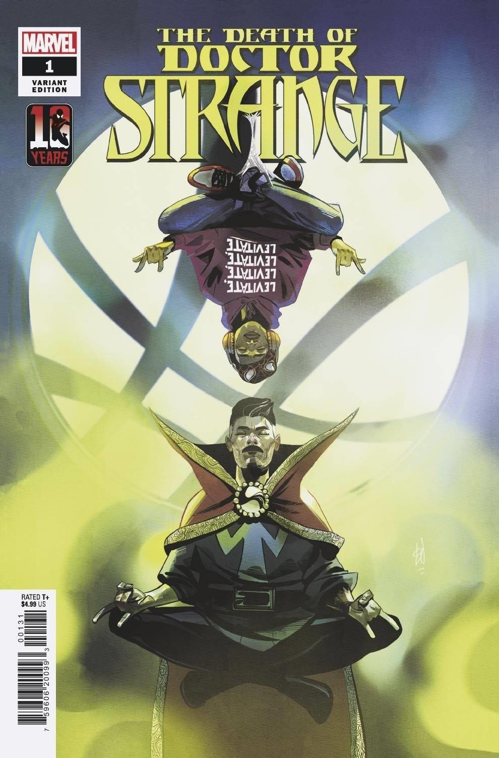 Death Of Doctor Strange #1 (of 5) Miles Morales 10th Anniv V Marvel Comics Comic Book