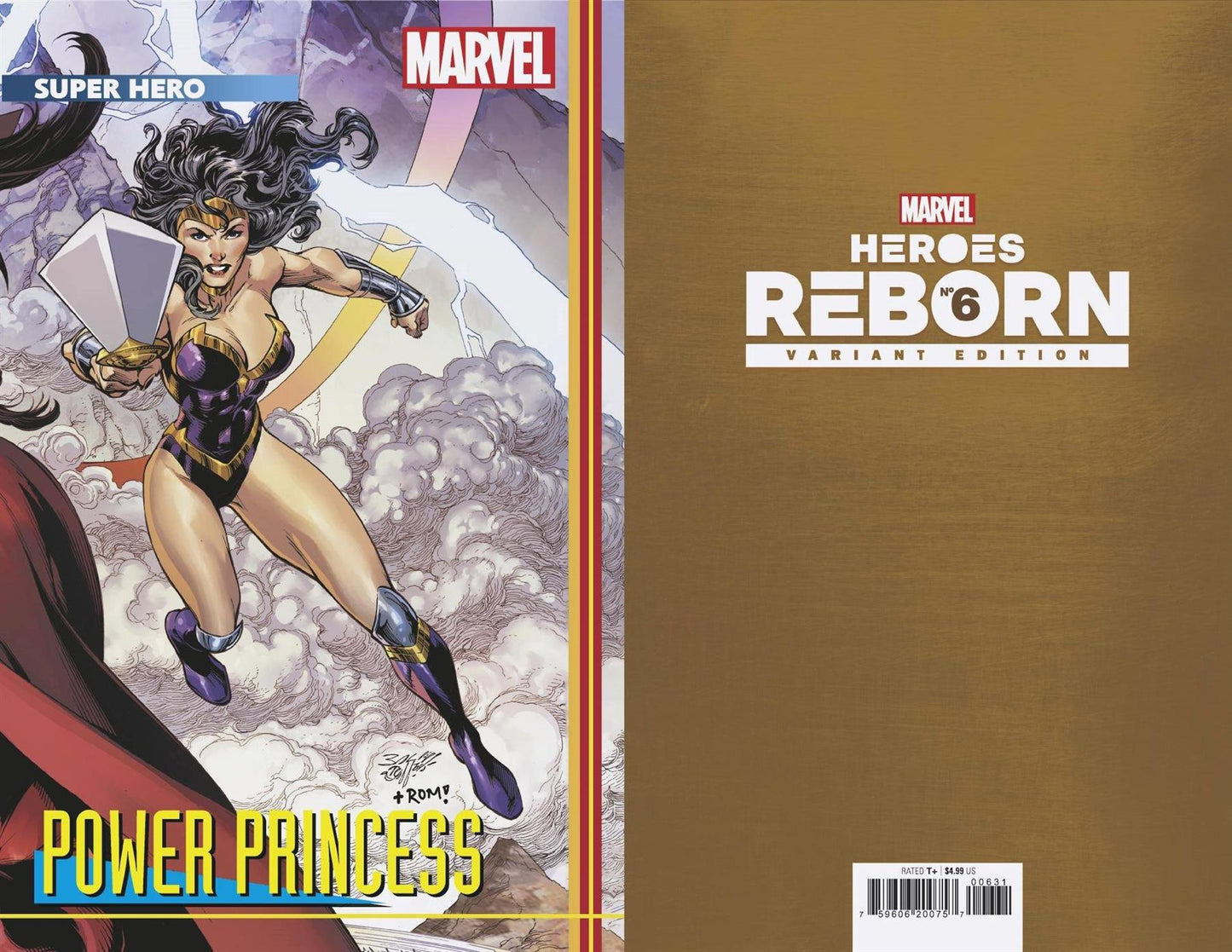 Heroes Reborn #6 (of 7) Bagley Connecting Trading Card Var Marvel Comics Comic Book