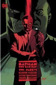 Batman One Bad Day Two-face #1 (one Shot) Cvr A Javier Fernandez DC Comics Comic Book