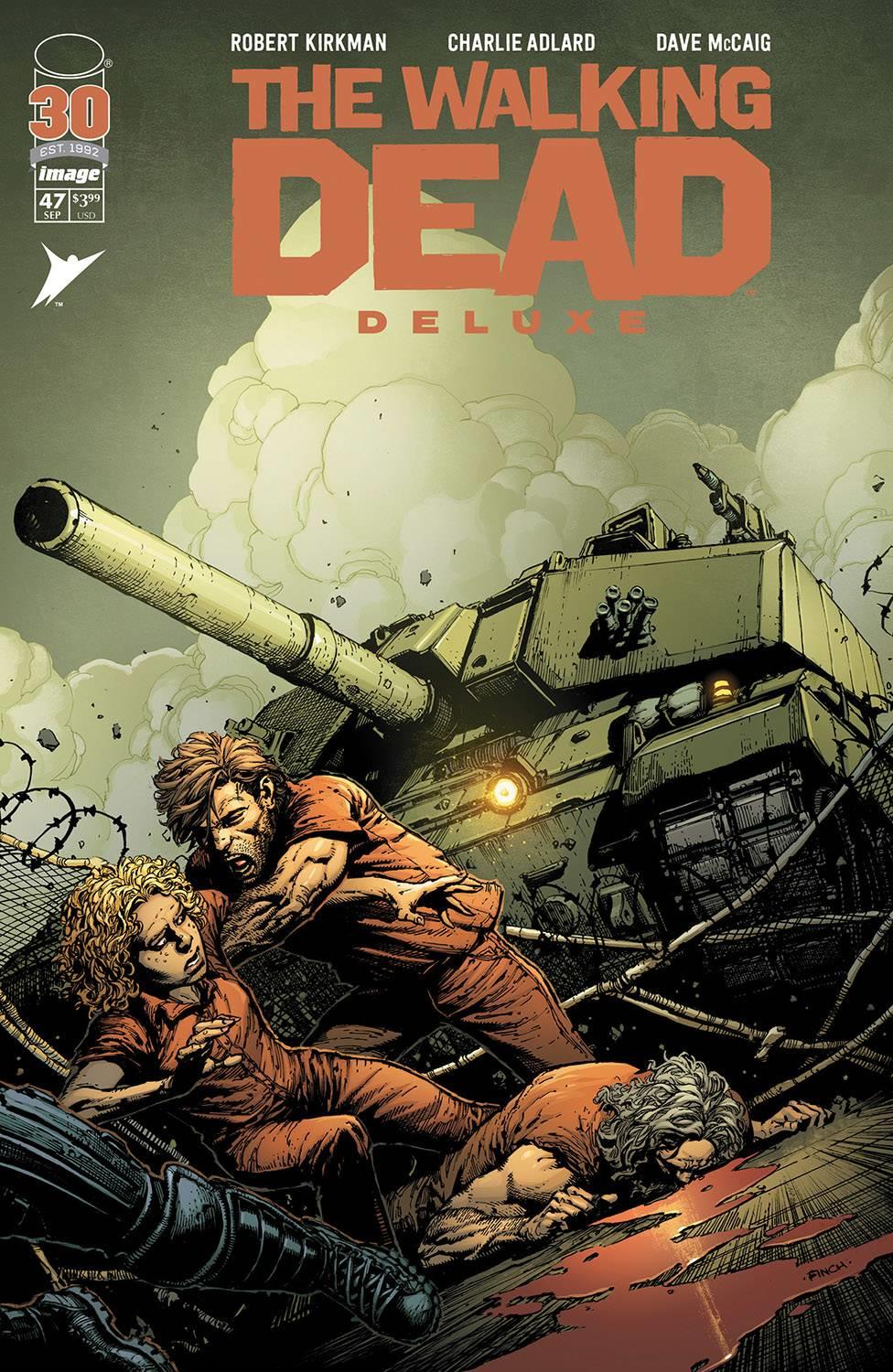 Walking Dead Dlx #47 Cvr A Finch & Mccaig (mr) Image Comics Comic Book