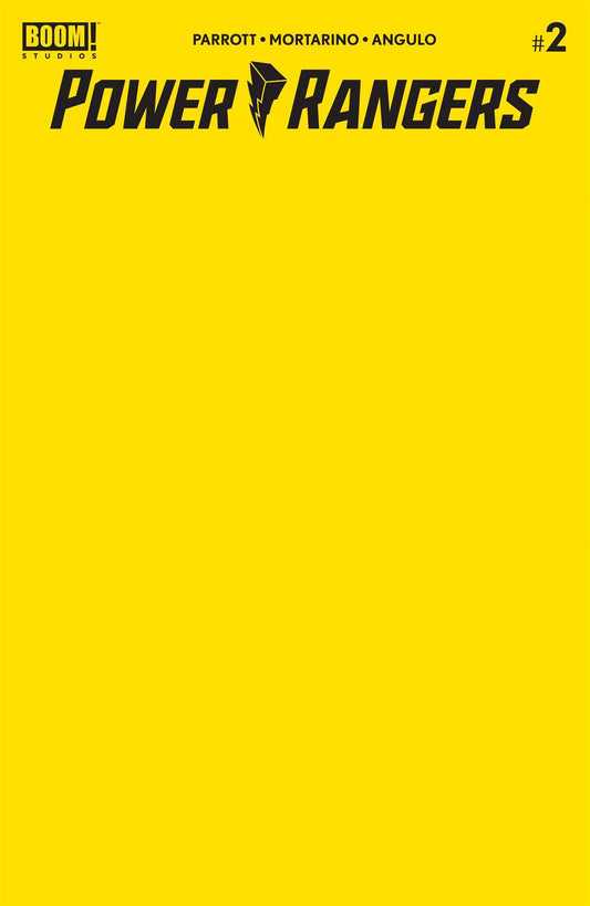 Power Rangers #2 Cvr C Yellow Blank Sketch (c: 1-0-0) Boom! Studios Comic Book