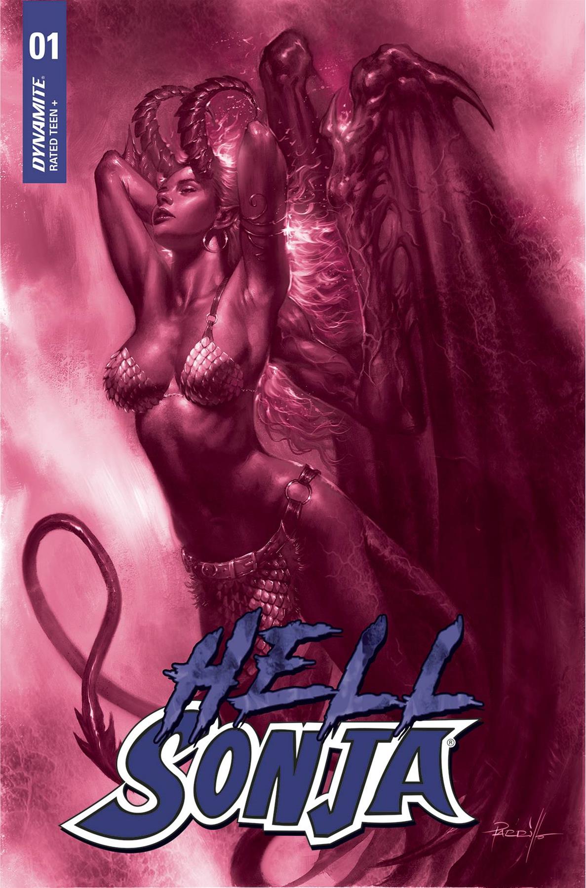 Hell Sonja #1 Cvr G 10 Copy Incv Parrillo Tint (Cvr G 10 Copy Incv Parrillo Tint) Dynamite Comic Book 2022