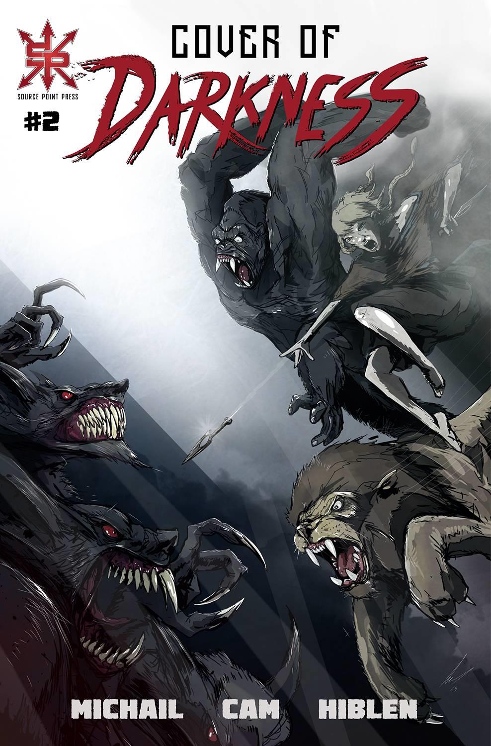 Cover Of Darkness #2 Cvr A Hiblen (mr) Source Point Press Comic Book