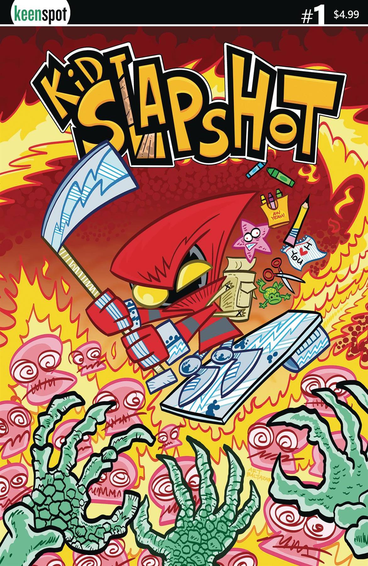 Kid Slapshot #1 Cvr B Art Baltazar Keenspot Entertainment Comic Book