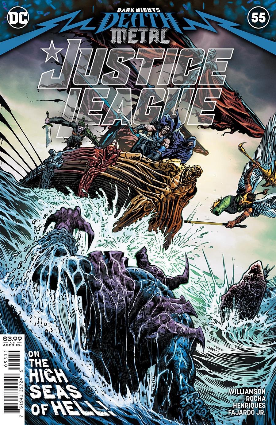 Justice League #55 Dark Nights Death Metal (Dark Nights Death Metal) DC Comics Comic Book 2020