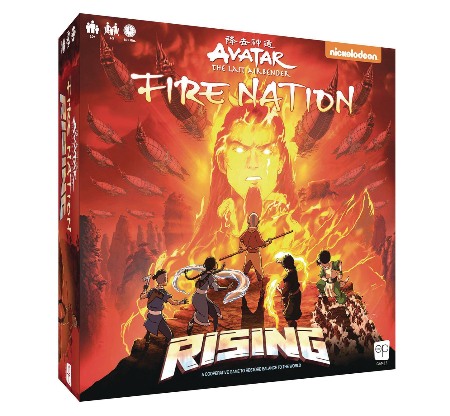 Avatar Last Airbender Fire Nation Rising Board Game