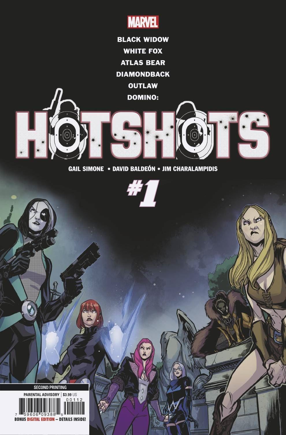 Domino Hotshots #1 (of 5) 2nd Ptg Baldeon Var Marvel Comics Comic Book