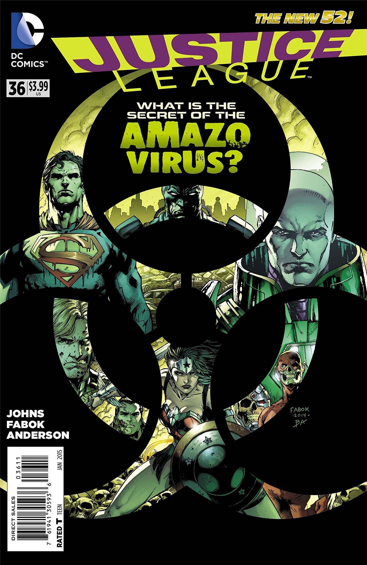 Justice League #36 DC Comics Comic Book 2014