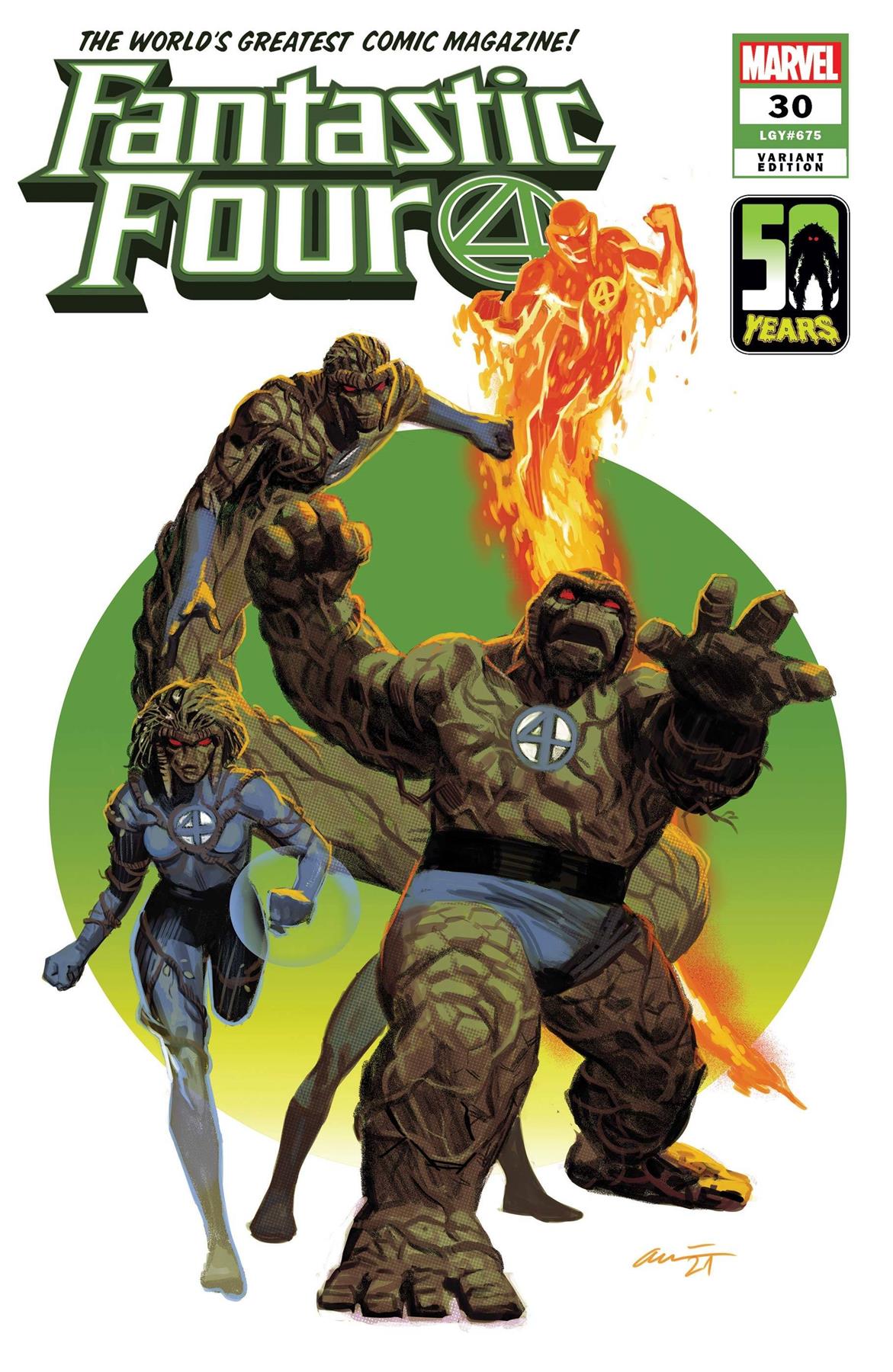 Fantastic Four #30 Acuna The Thing-thing Var Kib (Acuna The Thing-thing Var Kib) Marvel Comics Comic Book 2021