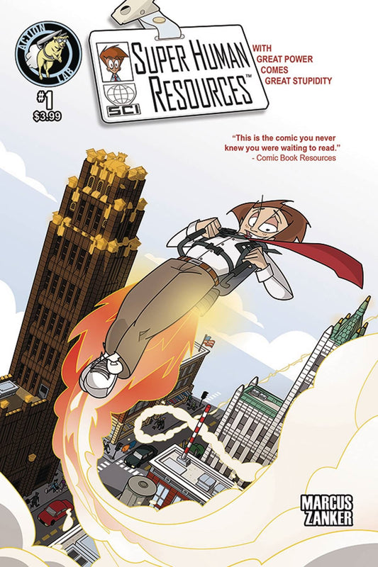 Super Human Resources #1 Cvr A Bleep (Cvr A Bleep) Action Lab Entertainment Comic Book