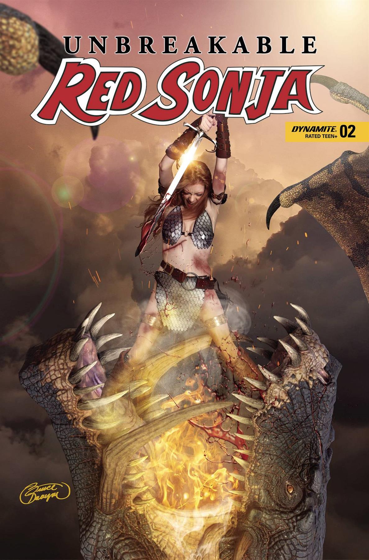 Unbreakable Red Sonja #2 Cvr E Cosplay Dynamite Comic Book