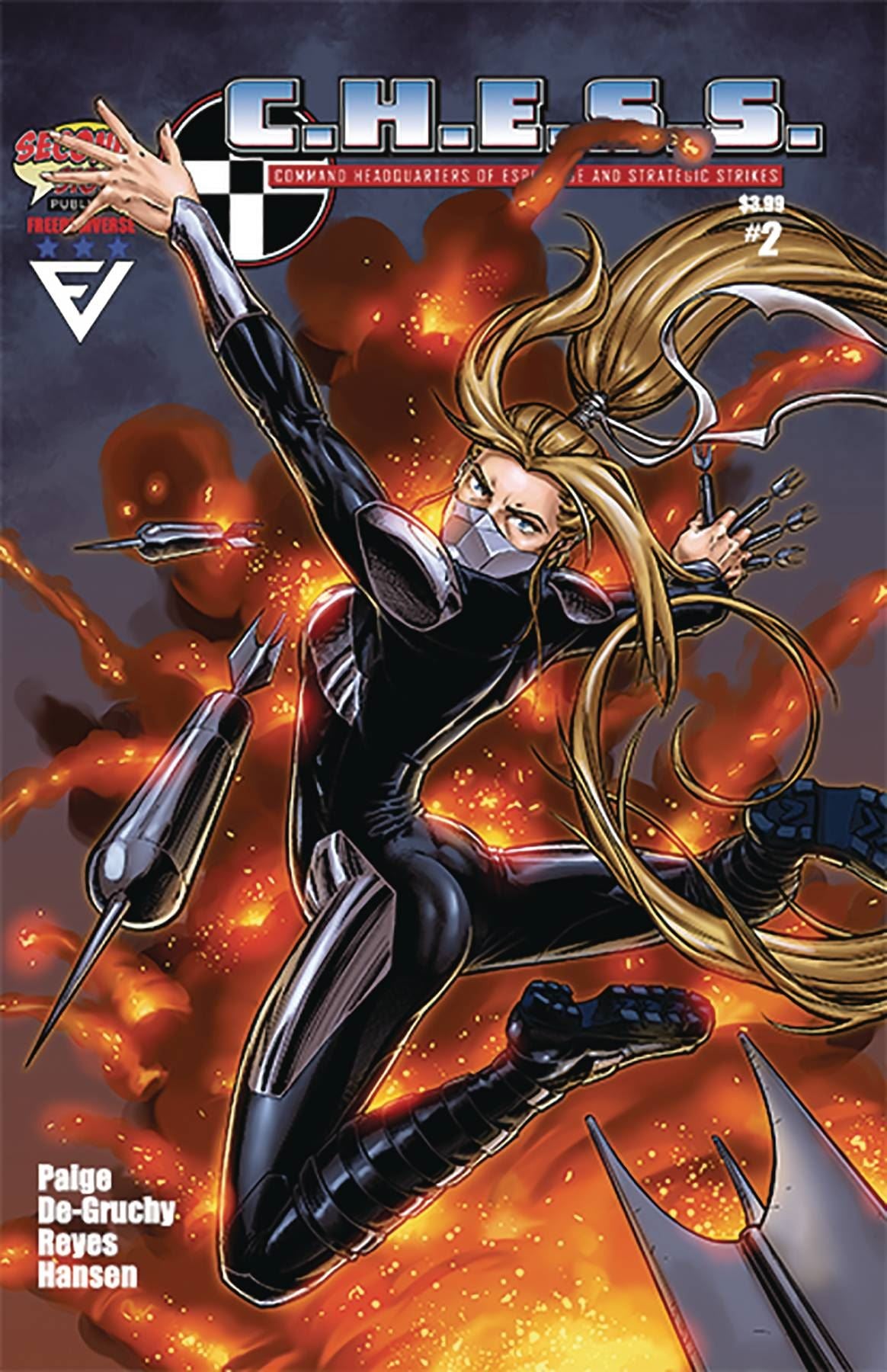 Chess #2 (of 5) Second Sight Publishing Comic Book