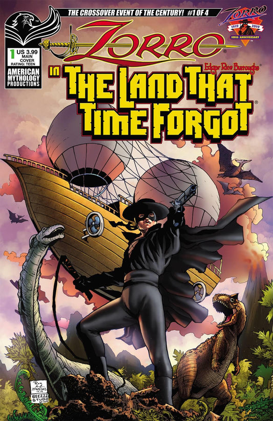 Zorro In Land That Time Forgot #1 Cvr A  Martinez (Cvr A  Martinez) American Mythology Productions Comic Book 2020