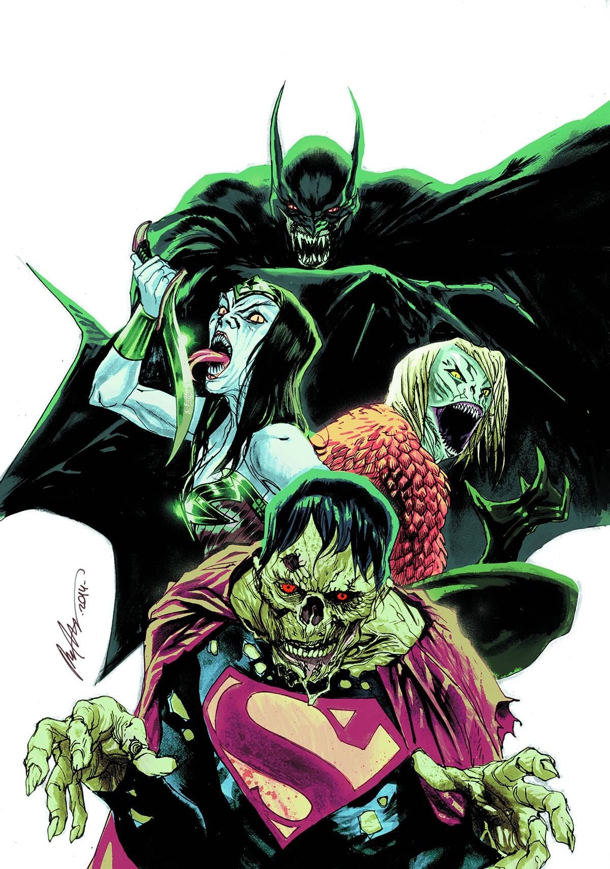 Justice League #35 Monsters Var Ed DC Comics Comic Book