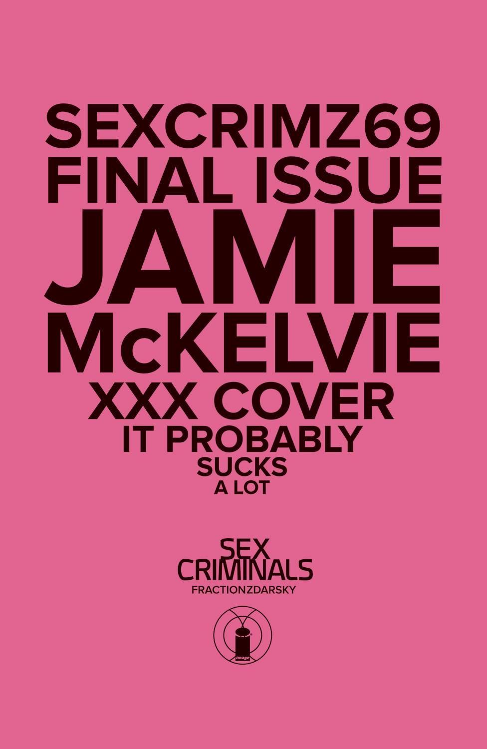 Sex Criminals #69 Xxx Mckelvie Var (Xxx Mckelvie Var) Image Comics Comic Book 2020