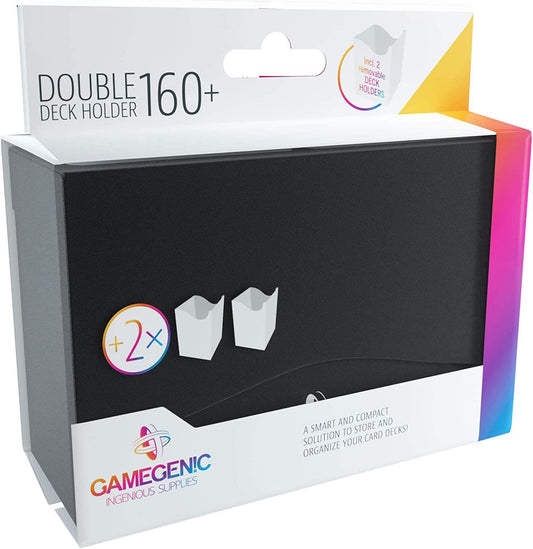 Double Deck Holder 160+   Black   TCG Gamegenic