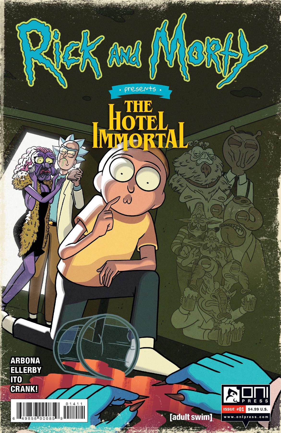 Rick And Morty Presents Hotel Immortal #1 Cvr A Ellerby (mr) Oni Press Inc. Comic Book