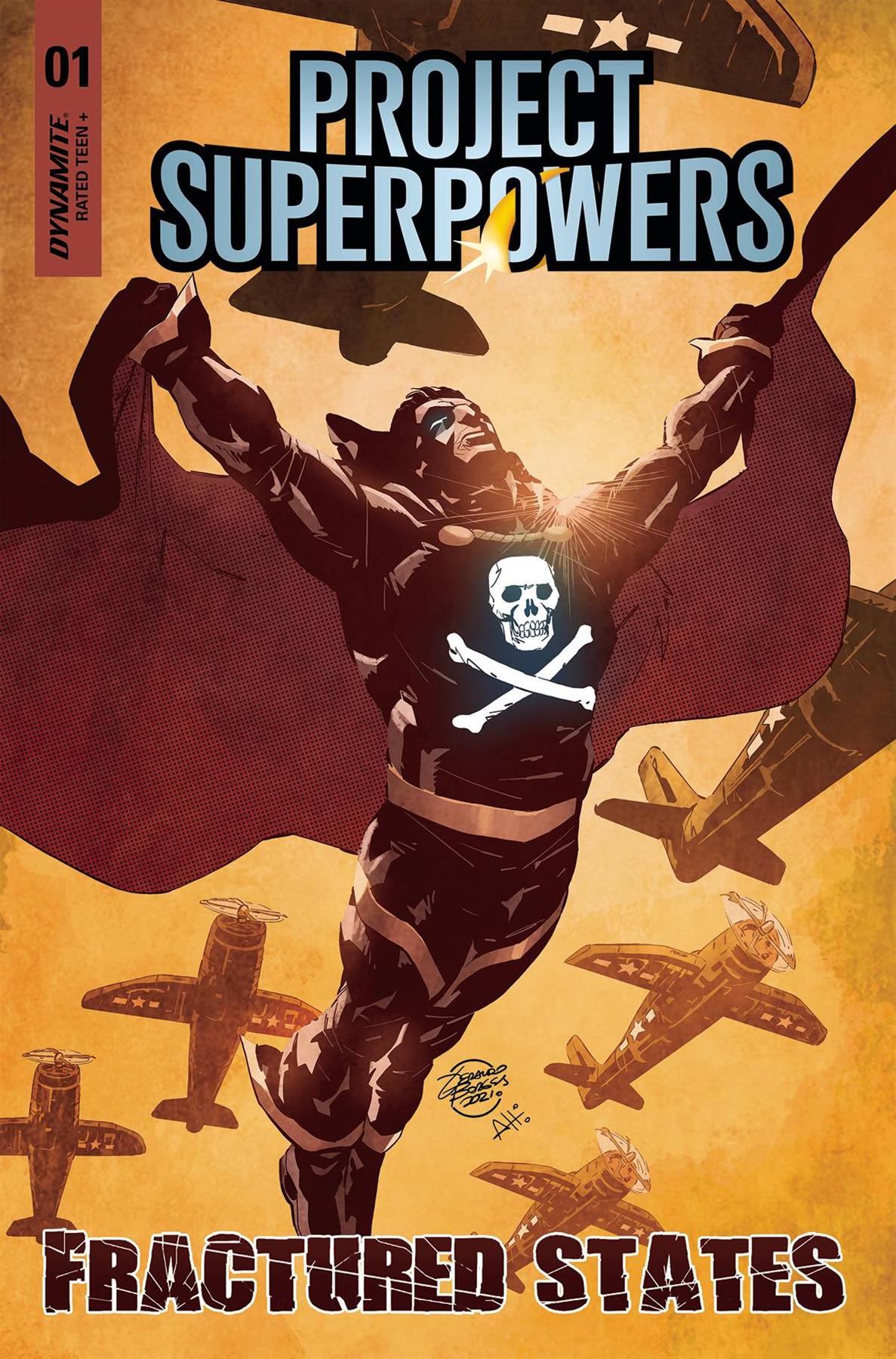 Project Superpowers Fractured States #1 Cvr C Borges Dynamite Comic Book