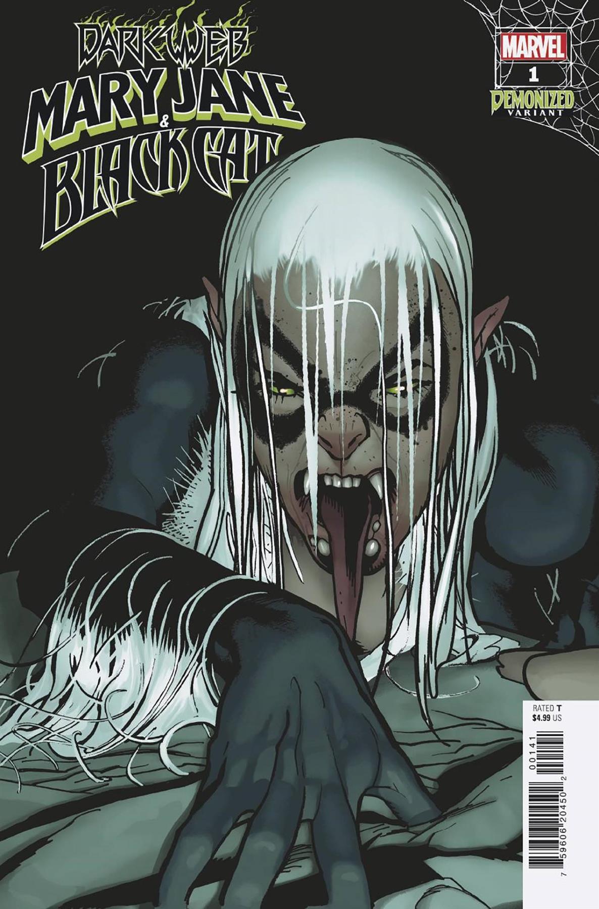 Mary Jane And Black Cat #1 (Huges Demonized Var) Marvel Prh Comic Book 2022