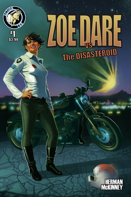 Zoe Dare Vs Disasteroid #1 Cvr A Herman (Cvr A Herman) Action Lab Entertainment Comic Book