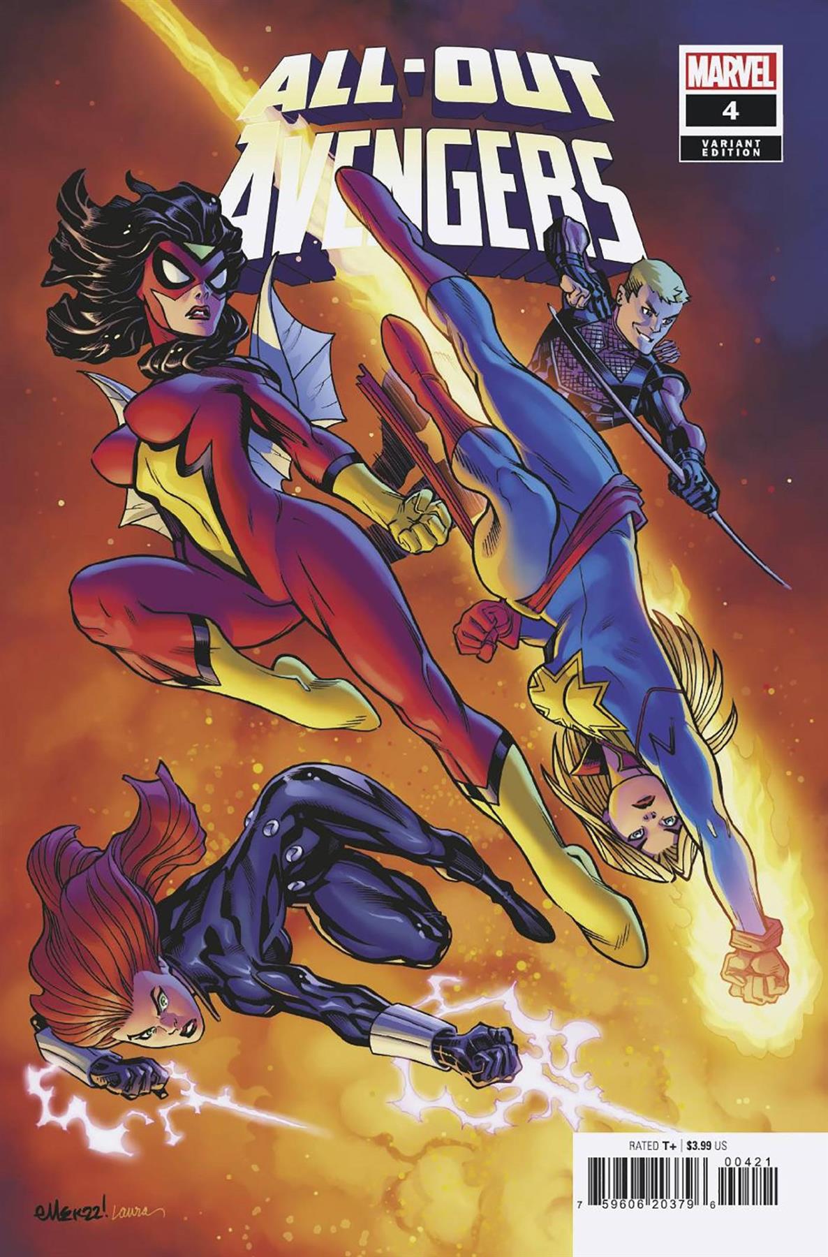 All-out Avengers #4 Mcguinness Var (Mcguinness Var) Marvel Prh Comic Book 2022