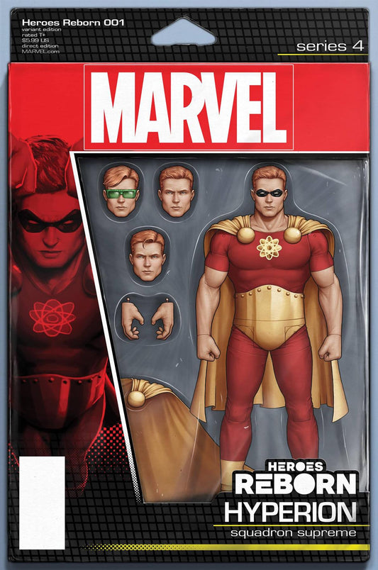 Heroes Reborn #1 (of 7) Christopher Action Figure Var Marvel Comics Comic Book