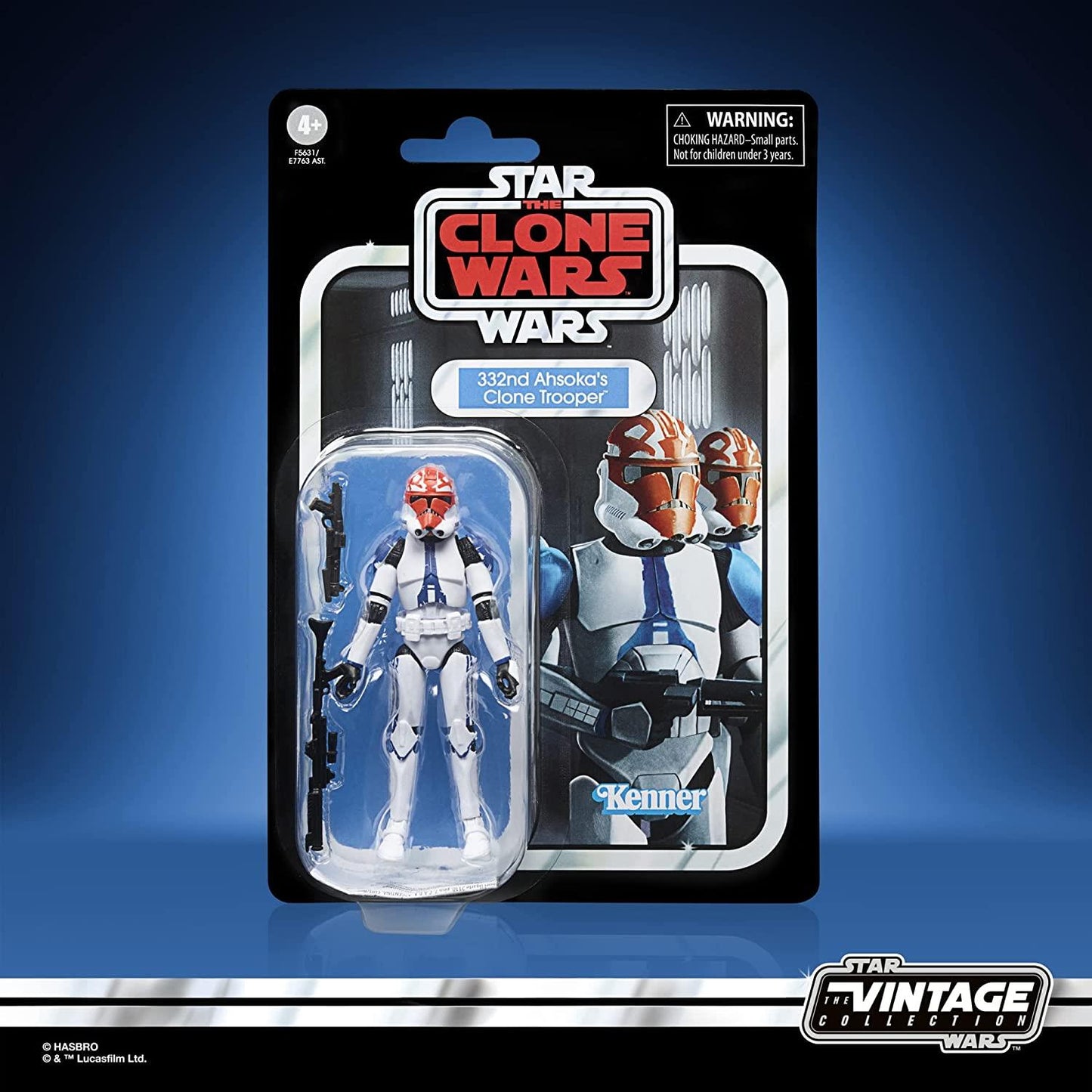 Sw Vintage 3-3/4in 332nd Ahsokas Clone Trooper Action Figure