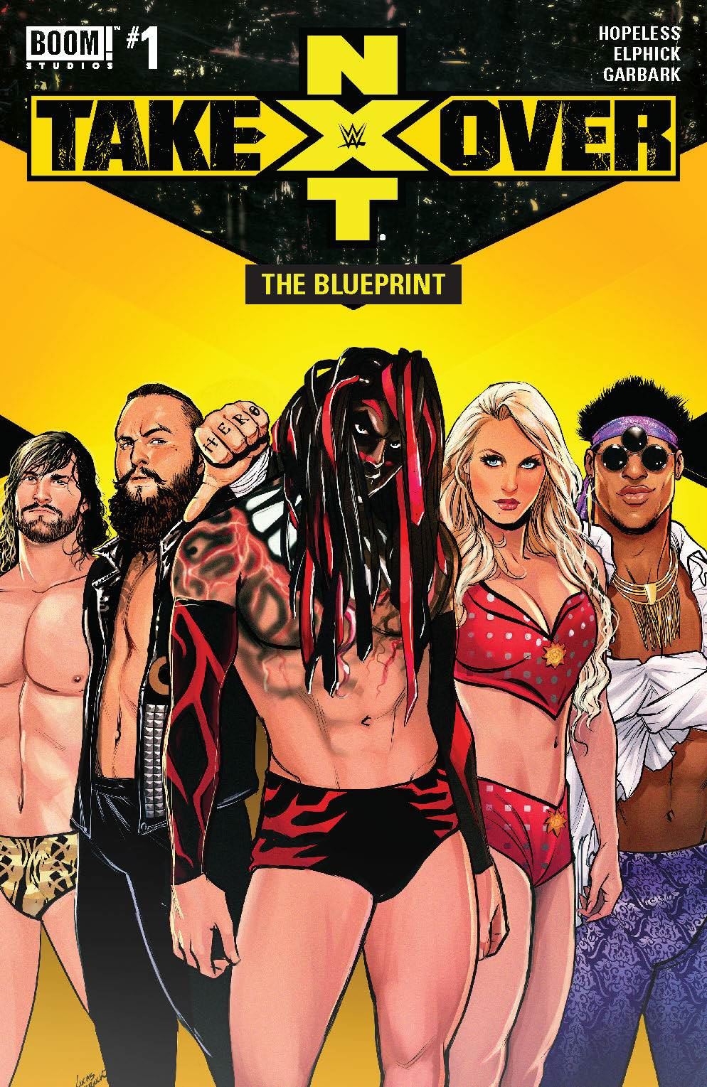 Wwe Nxt Takeover (Blueprint #1 Main) Boom! Studios Comic Book