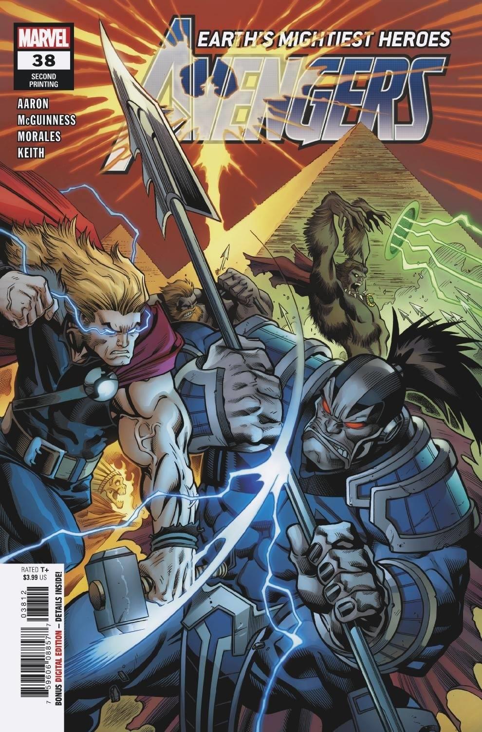 Avengers #38 2nd Ptg Var Marvel Comics Comic Book