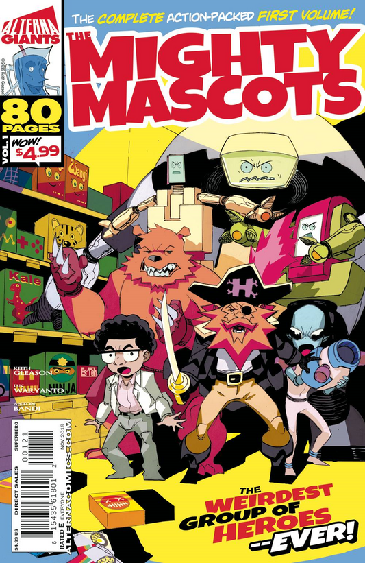 Alterna Giants Mighty Mascots Alterna Comics Comic Book