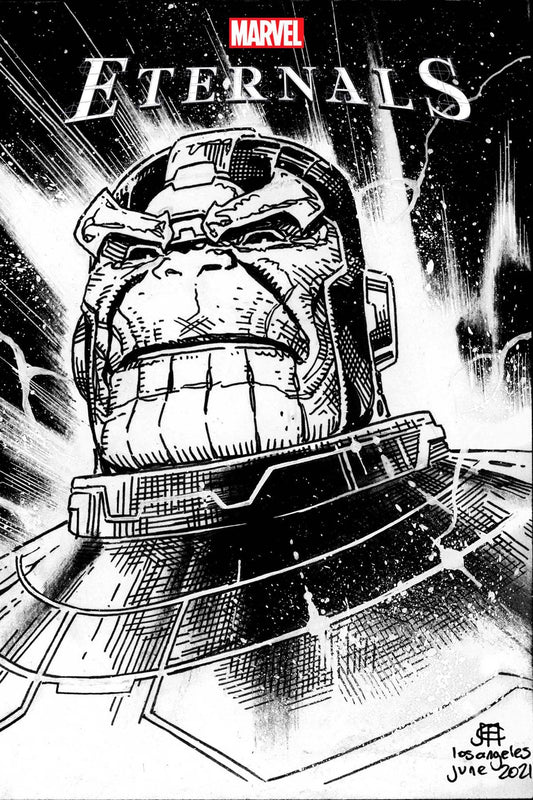 Eternals #9 Cheung Headshot Sketch Var (Cheung Headshot Sketch Var) Marvel Prh Comic Book 2022