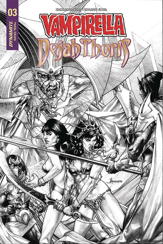 Vampirella Dejah Thoris #4 (20 Copy Anacleto B&w Incv) D. E. Comic Book