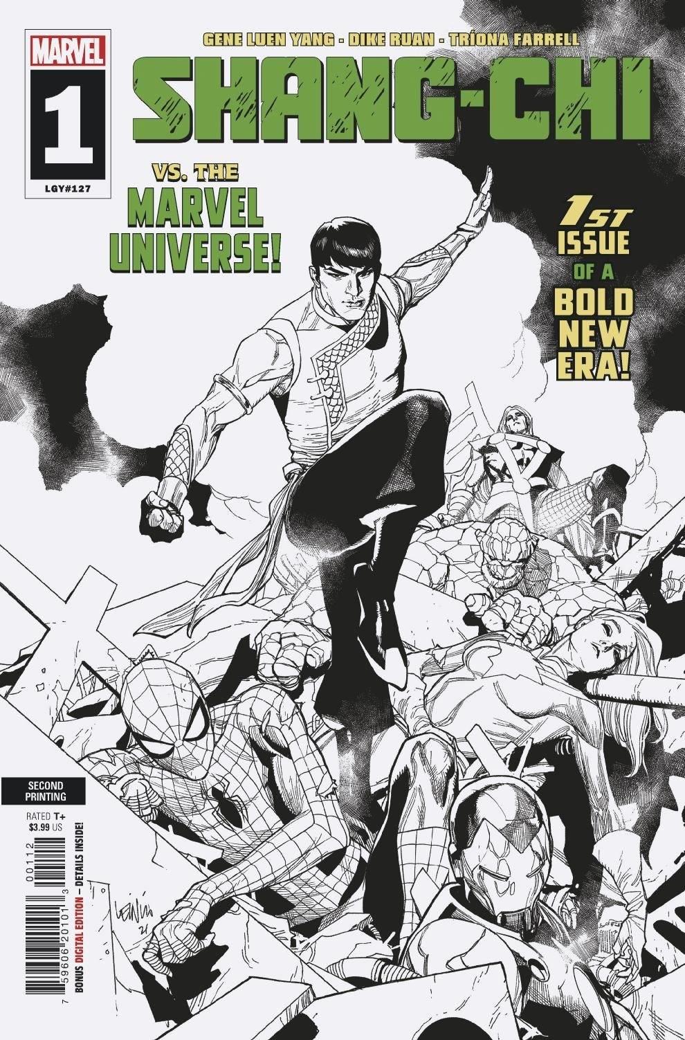 Shang-chi #1 2nd Ptg Var Marvel Comics Comic Book