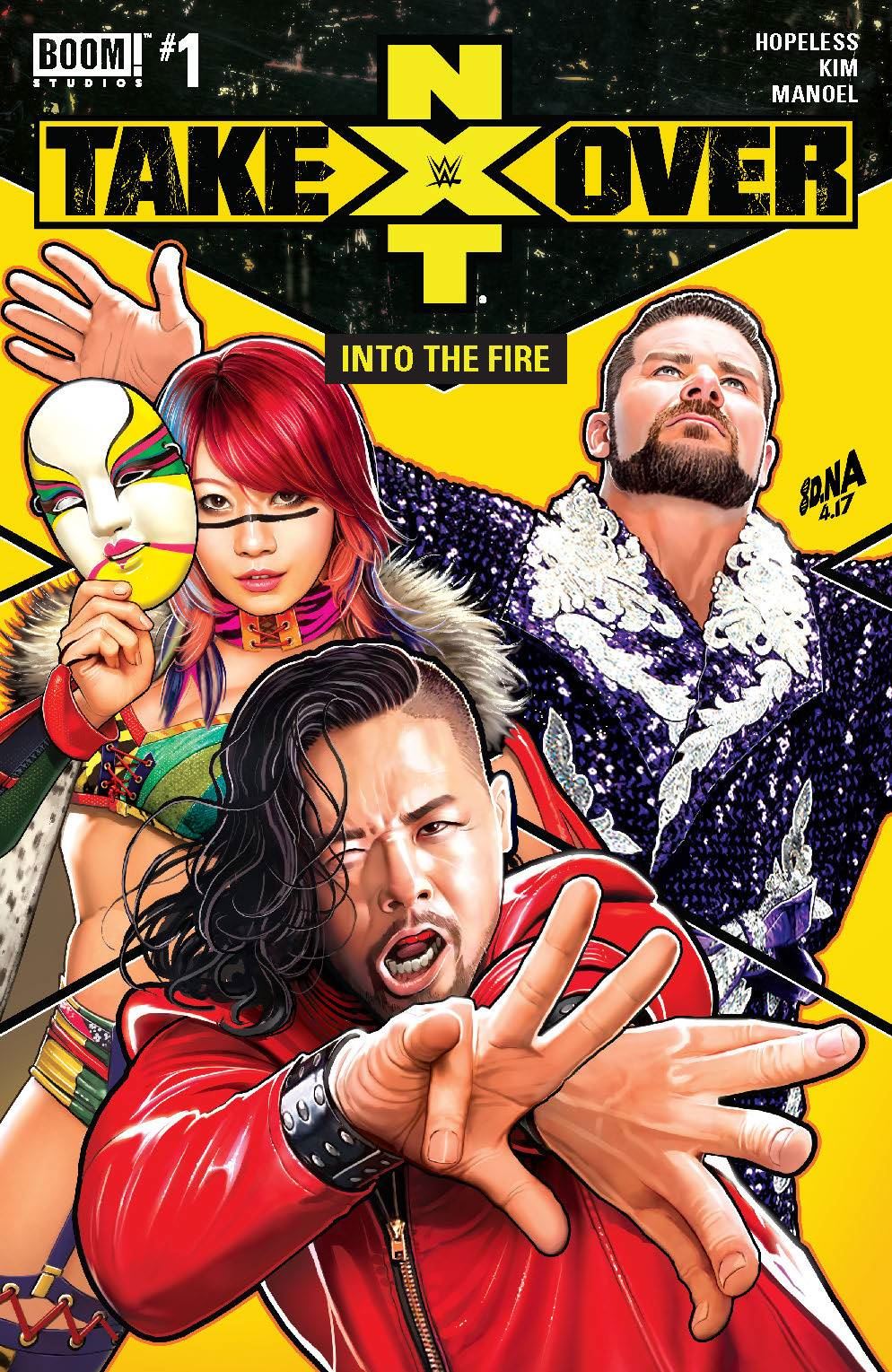 Wwe Nxt Takeover #1 (Into The Fire Subscription Dalfonso Var) Boom! Studios Comic Book