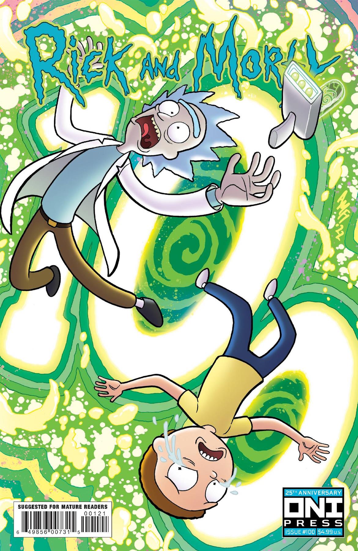 Rick & Morty #100 Cvr B Fleecs Oni Press Inc. Comic Book