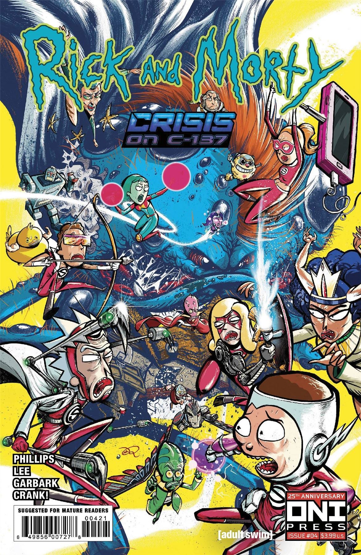 Rick & Morty Crisis On C 137 #4 Cvr A Lee Oni Press Inc. Comic Book