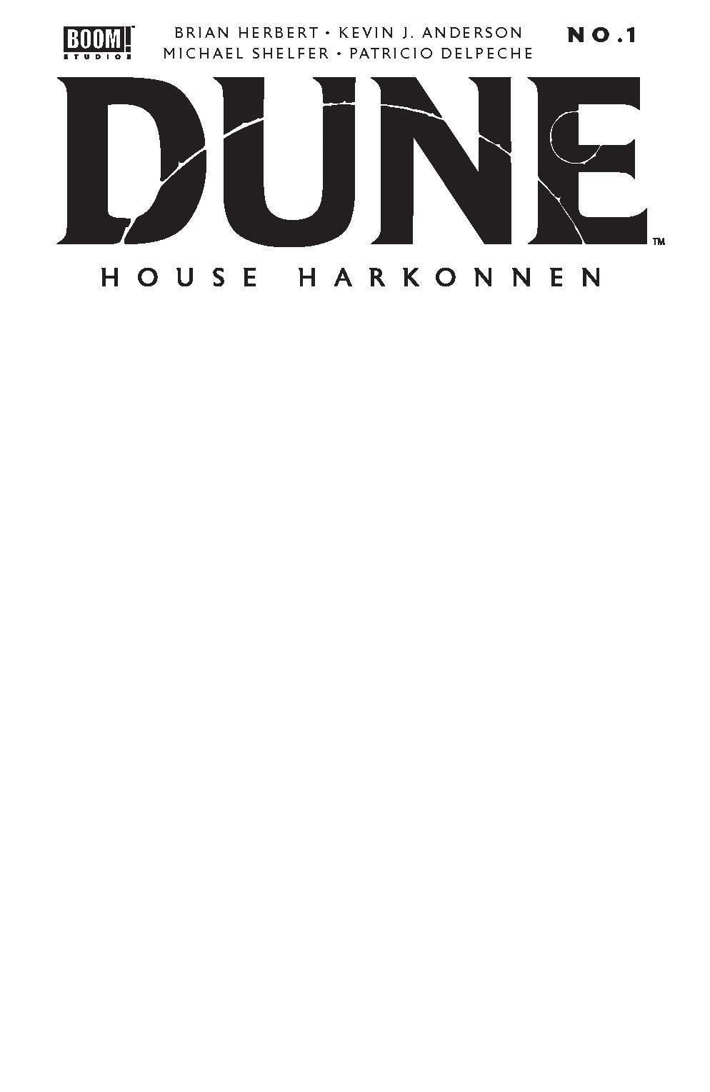 Dune House Harkonnen #1 (of 12) Cvr C Blank Sketch Var (mr) Boom! Studios Comic Book