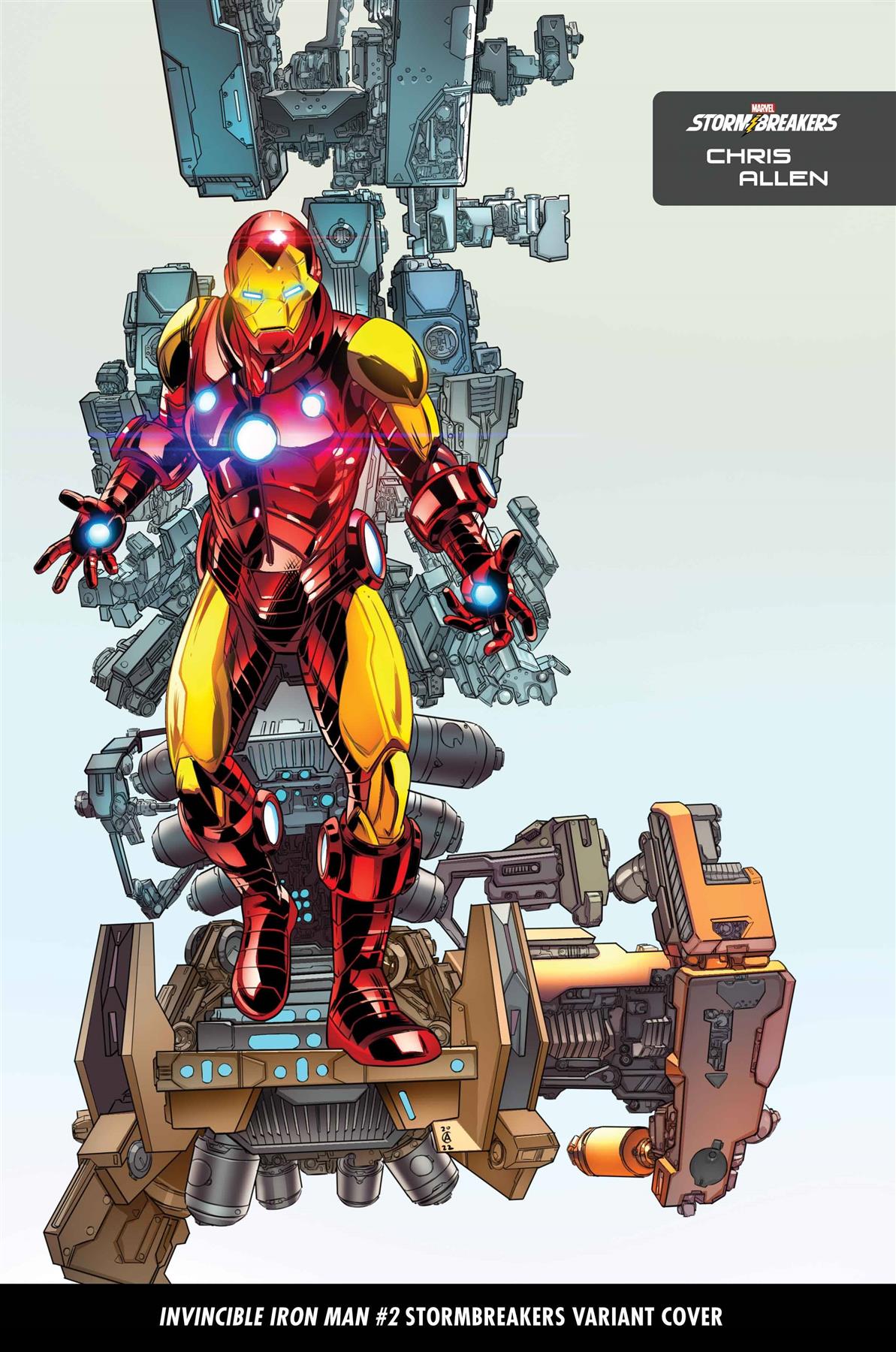 Invincible Iron Man #2 Allen Stormbreakers Var Marvel Prh Comic Book